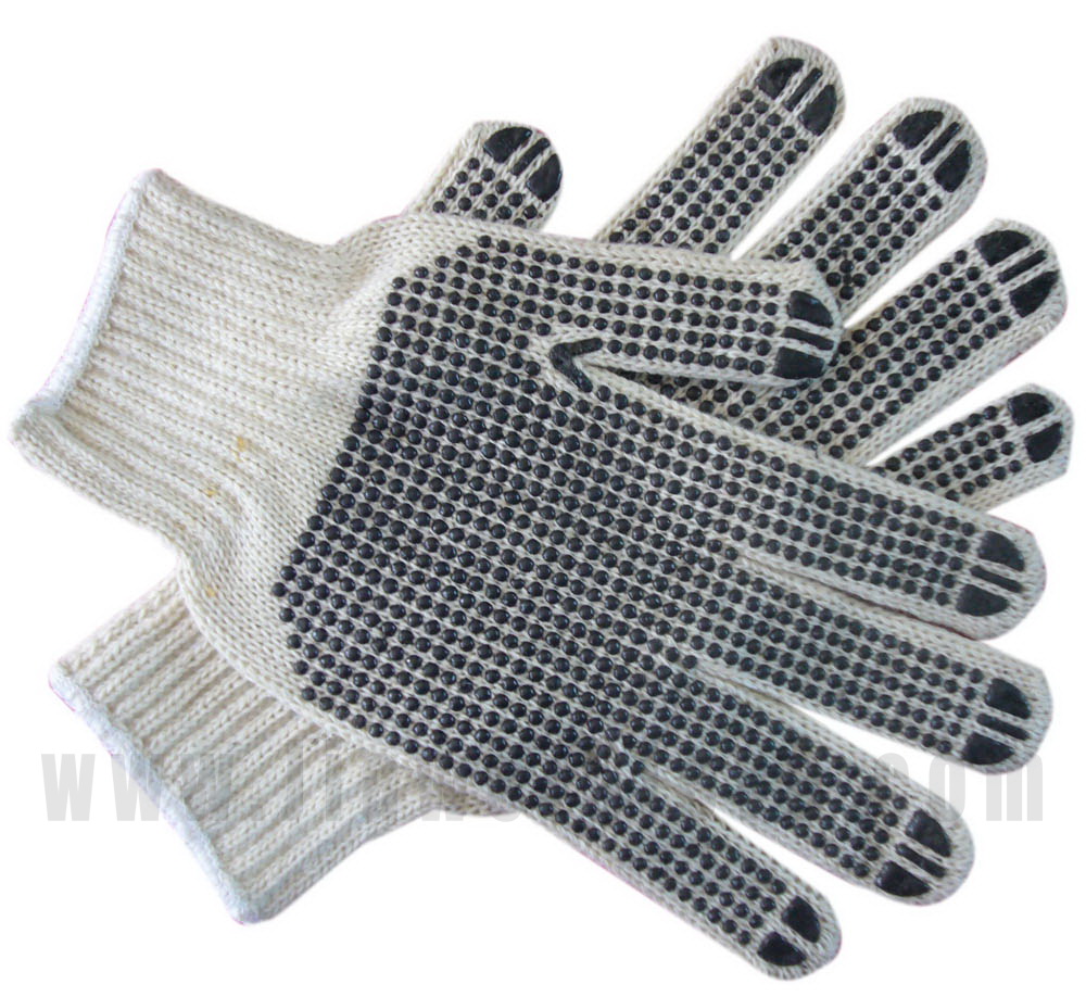 Pvc dotted  Glove
