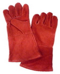 Cow leather gloves